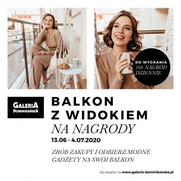 Balkon z widokiem na nagrody!