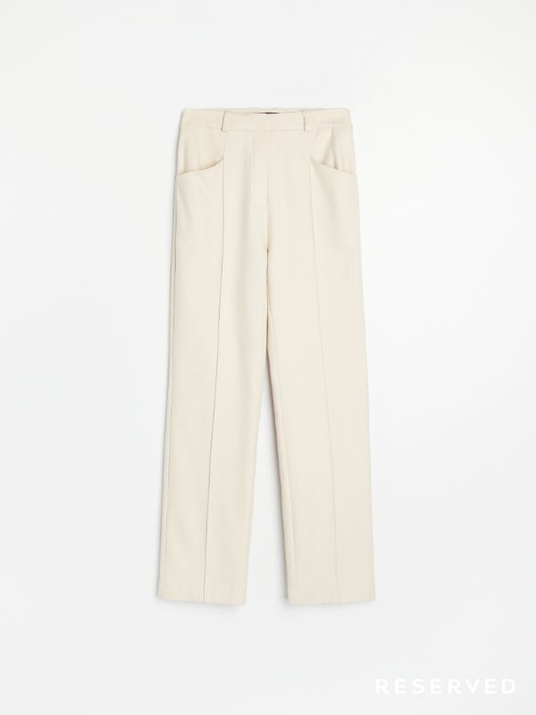 Reserved - Eleganckie spodnie z wiskozy
