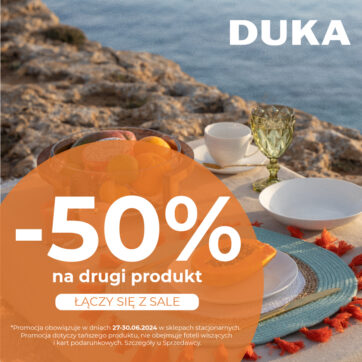 -50% na drugi produkt