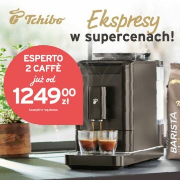 Ekspresy w super cenach w Tchibo!