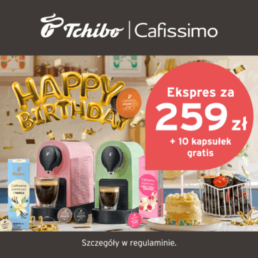 Urodziny Cafissimo w Tchibo!